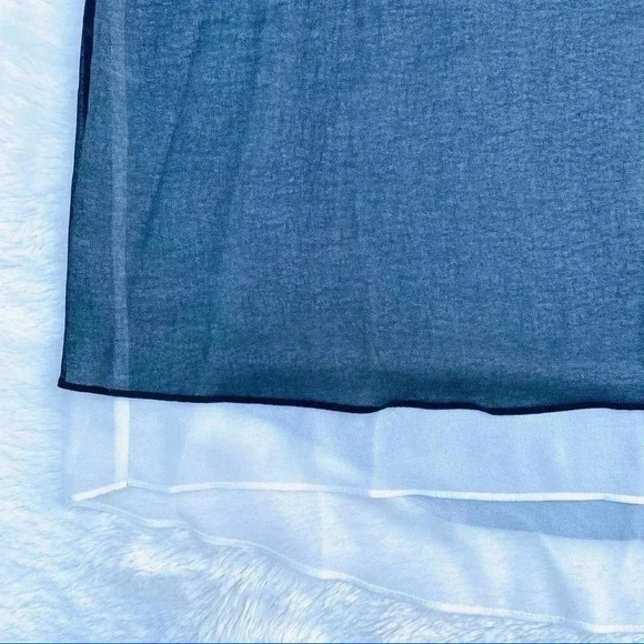 Calvin Klein Gray Sheer High Low Cami Tank Top - Picture 3 of 16